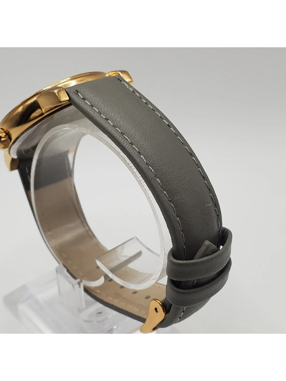 Drone Rhinestone Rose Gold Womens 38mm Multifunction Watch New Battery